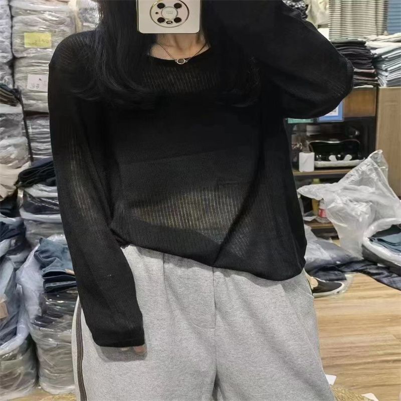 秋季新款薄款宽松百搭春秋上衣女潮时尚253