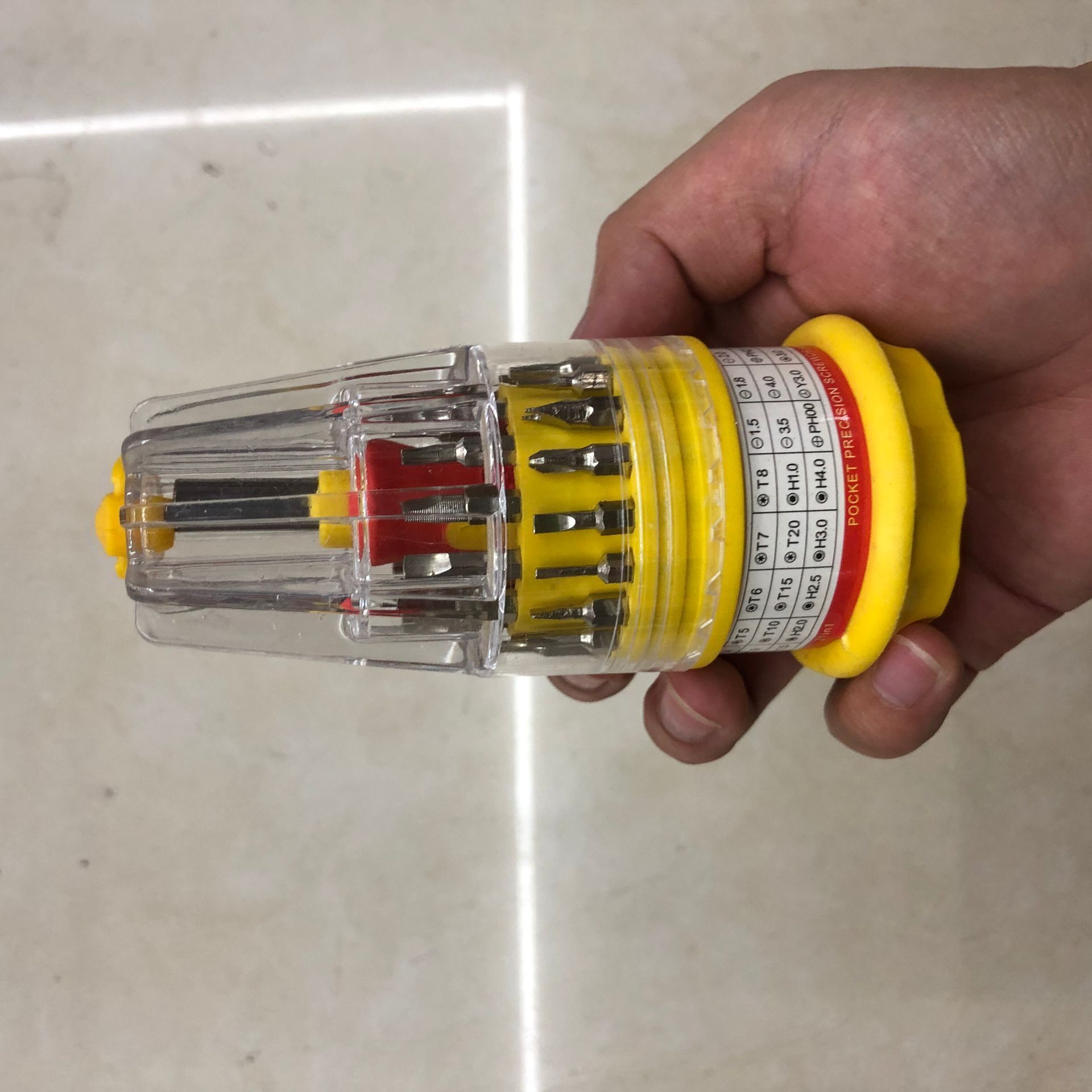 宝塔型便携螺丝刀 多功能组合螺丝刀套装 起子工具套装批