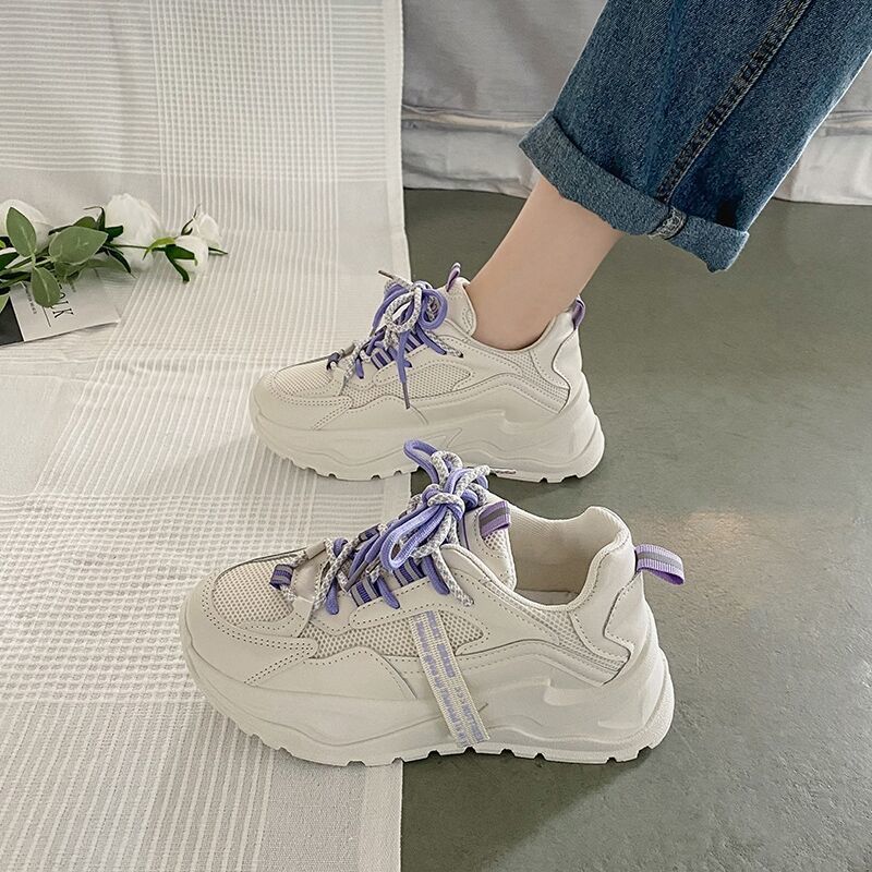 高中初中学生军训鞋女生网面透气软底防滑轻便防臭休闲跑步运动鞋产品图