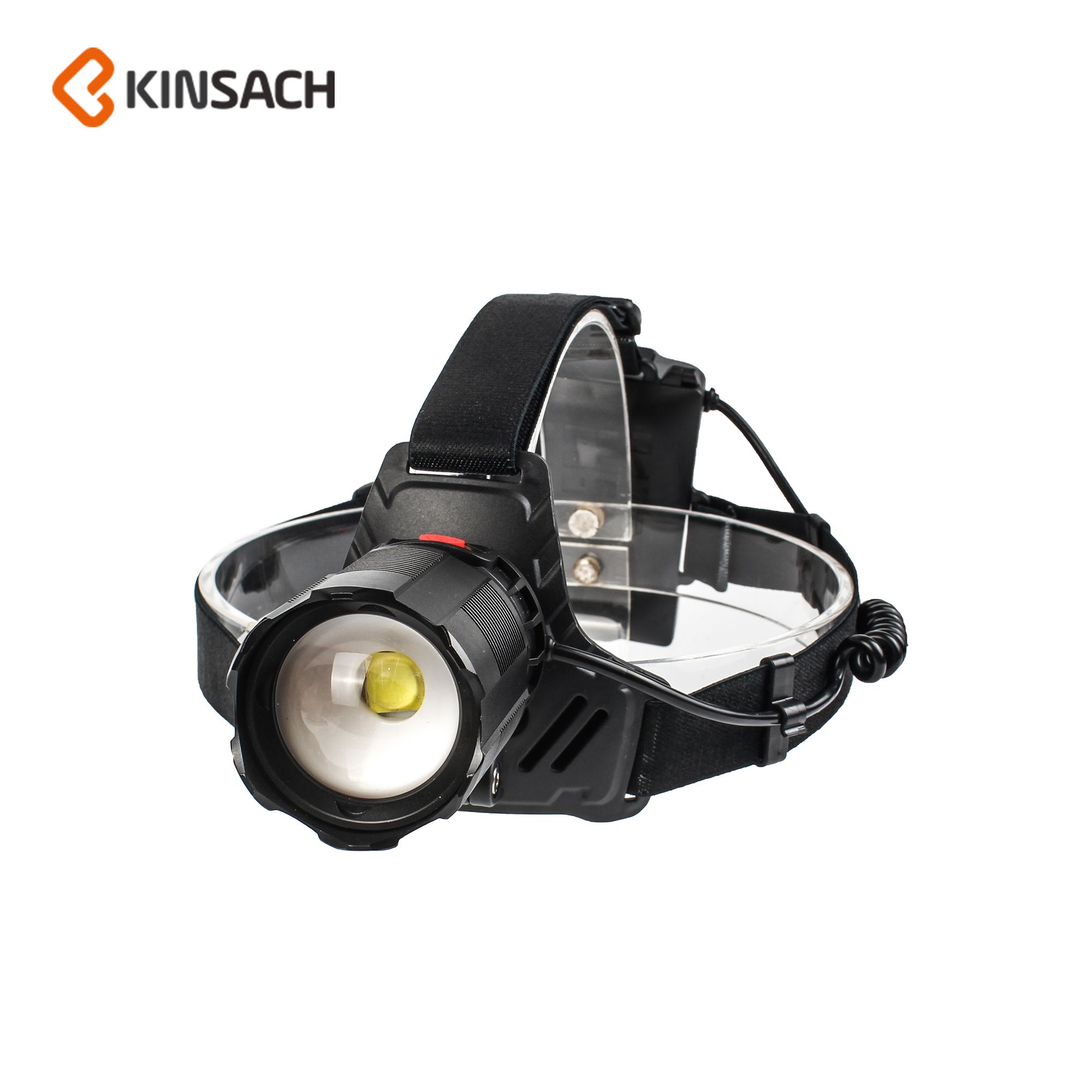 Cross-border new strong bald head light telescopic focus light outdoor lighting headwear multi-functional light