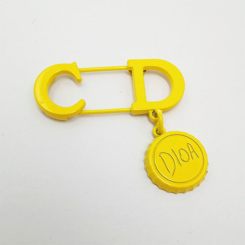 披肩扣大别针围巾扣针女欧美喷漆复古文艺潮开衫毛衣装饰胸针详情图6