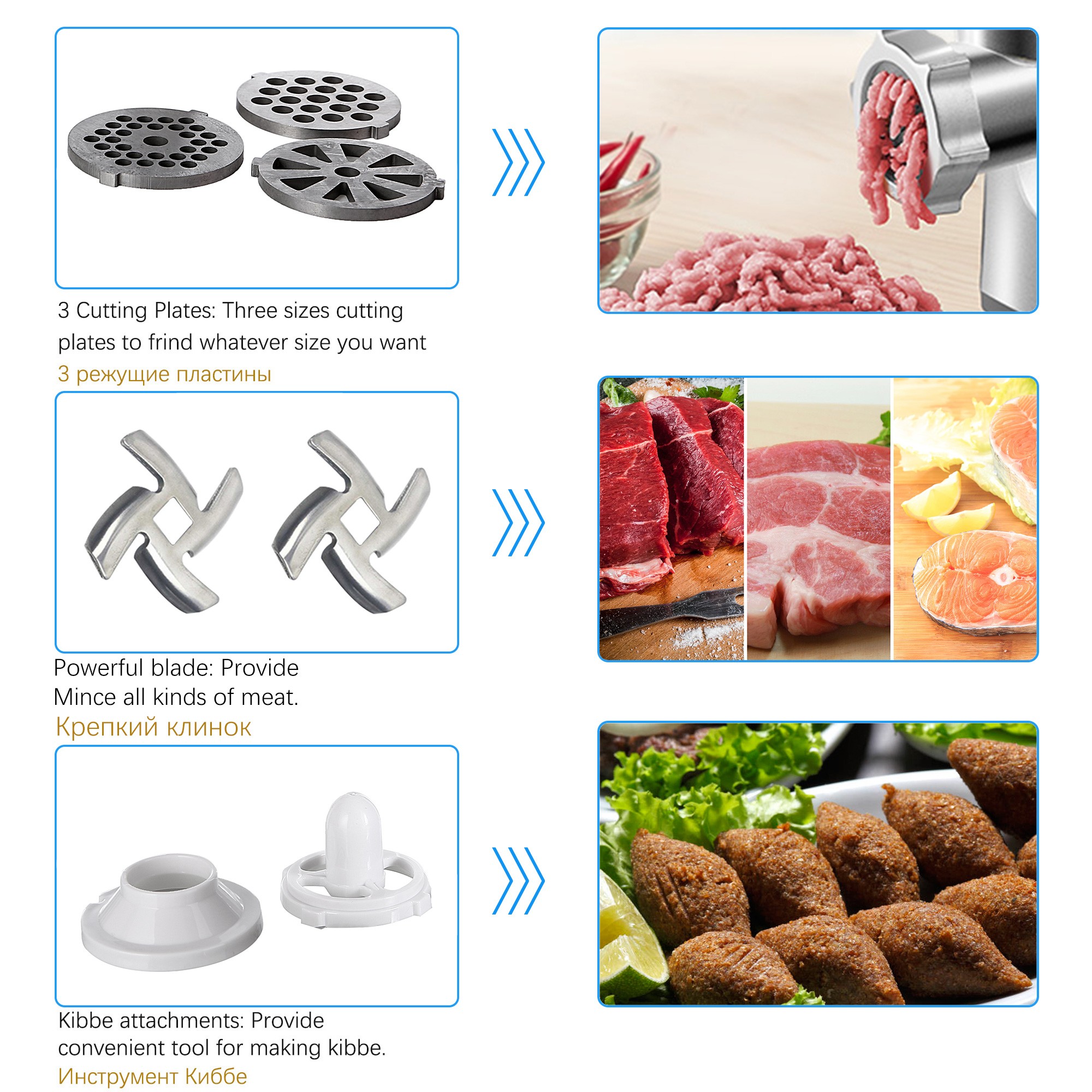 SF-5002 meat grinder detail image 2