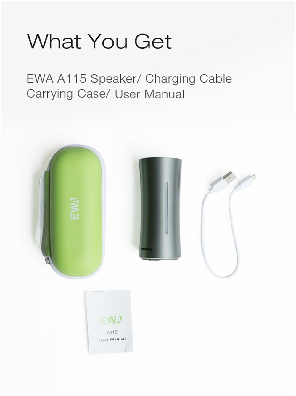 EWA Sound for Love A115 ultra-long Battery Bluetooth speaker, high-volume outdoor portable subwoofer, payment code announcement detail image 2