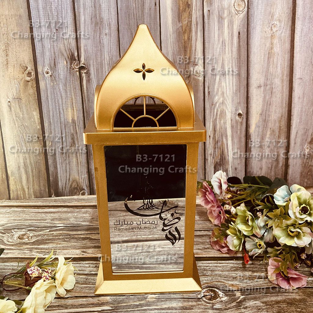 Ramadan Christmas lantern, antique kerosene flame, plastic creative decoration, electronic candle stand, imported cross-border wholesale, street stall, Douyin bestseller, wedding guide, LED horse lantern, soft decoration props, fireplace HRKS08 Specification image