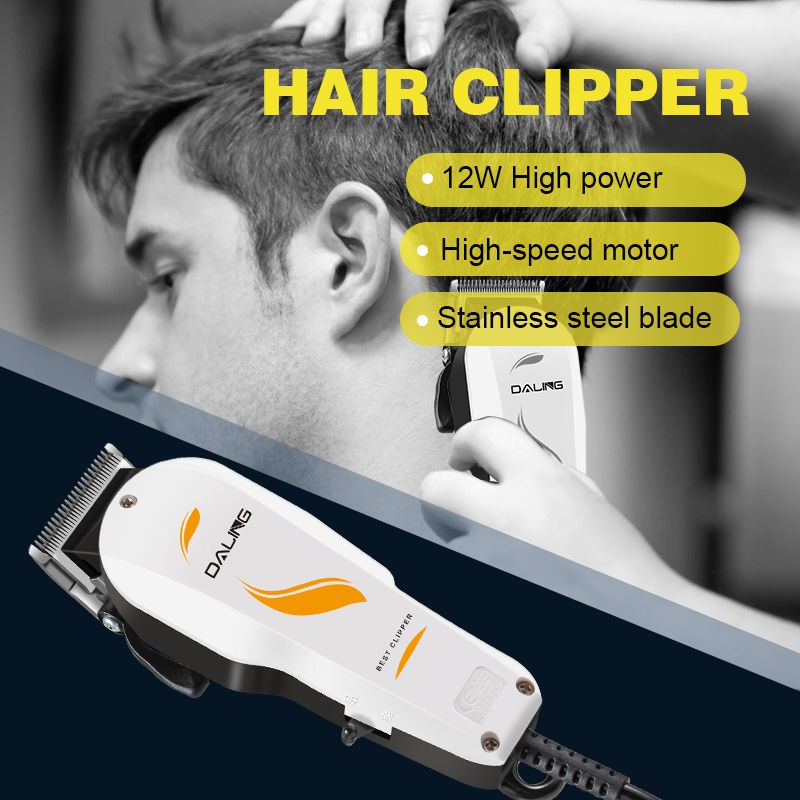 DALING-1113 High-power hair clipper, oil-tipped gradient electric clipper, professional hair salon, electric clipper with wire, plug-in type, export wholesale