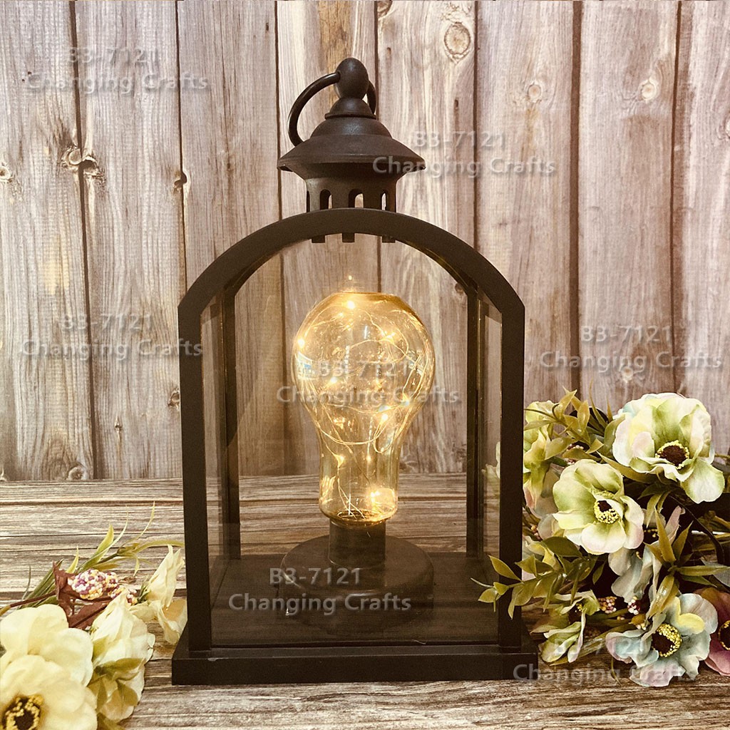 Ramadan Christmas lantern, antique kerosene flame, plastic creative decoration, electronic candle stand, imported cross-border wholesale, street stall, Douyin bestseller, wedding road guide, LED horse lantern, soft decoration prop, fireplace RK031 detail image 16