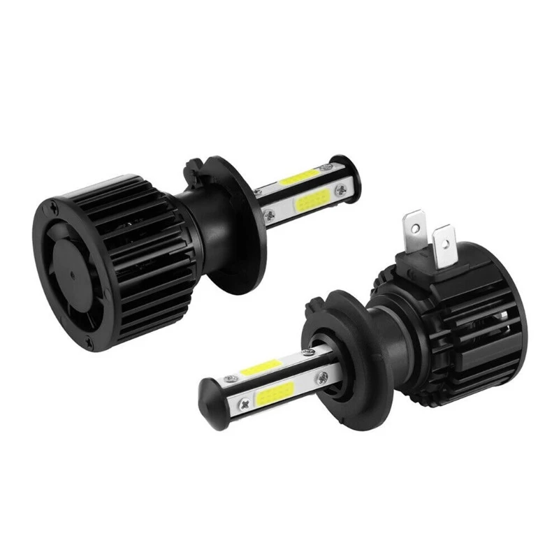 Car lights 4COB, car lights LEDH4, direct plug-in H11, H7, H1 9006, 9005, H3 detail image 1