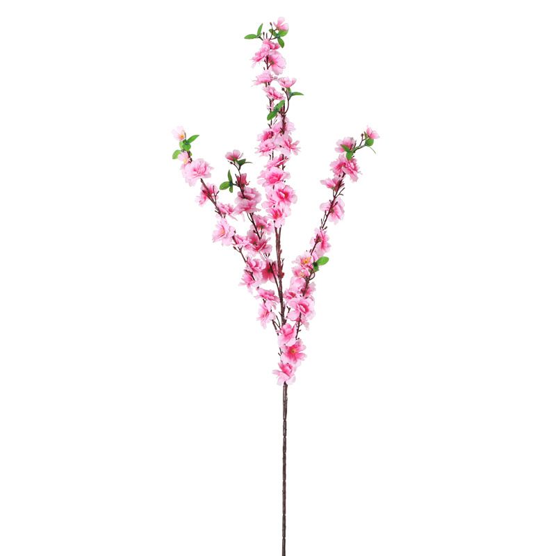 Large artificial peach blossoms, fake peach blossoms, artificial flowers, fake flowers, home decoration, shopping mall decoration, wedding decoration manufacturer
