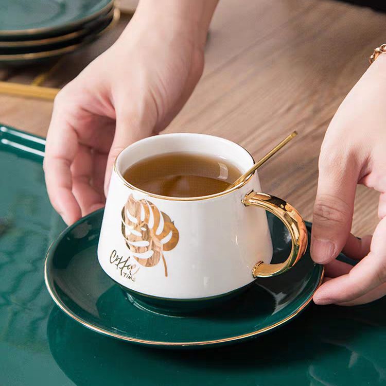 Ceramic water sets, tea sets, coffee sets, flower tea sets, light luxury tea set sets, Nordic ceramic simple porcelain cups Application Scenario