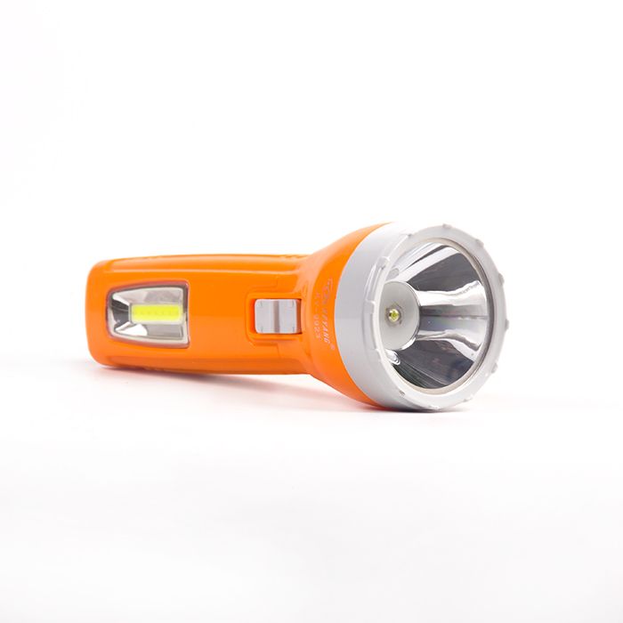 Plastic flashlight with side light details Picture