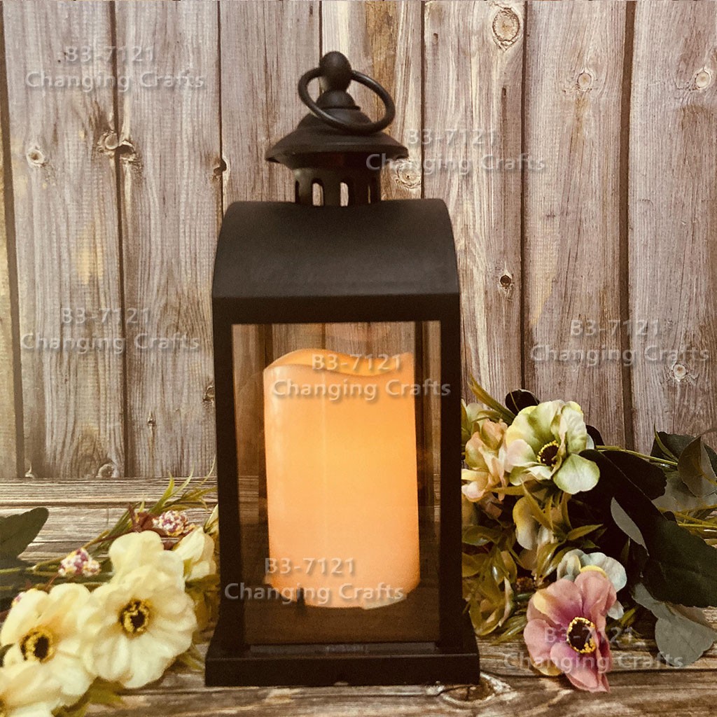 Ramadan Christmas lantern, antique kerosene flame, plastic creative decoration, electronic candle stand, imported cross-border wholesale, street stall, Douyin bestseller, wedding road guide, LED horse lantern, soft decoration prop, fireplace RK031 detail image 11