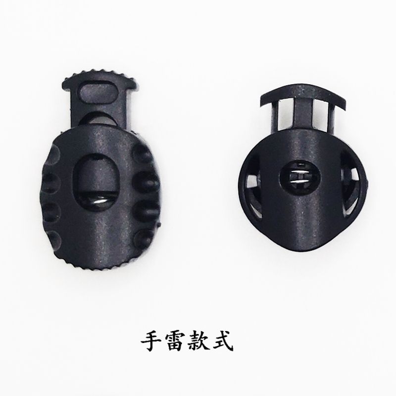 Large round spring buckle, small round adjustment buckle, irregular-shaped tightness snap, made of environmentally friendly material Application Scenario