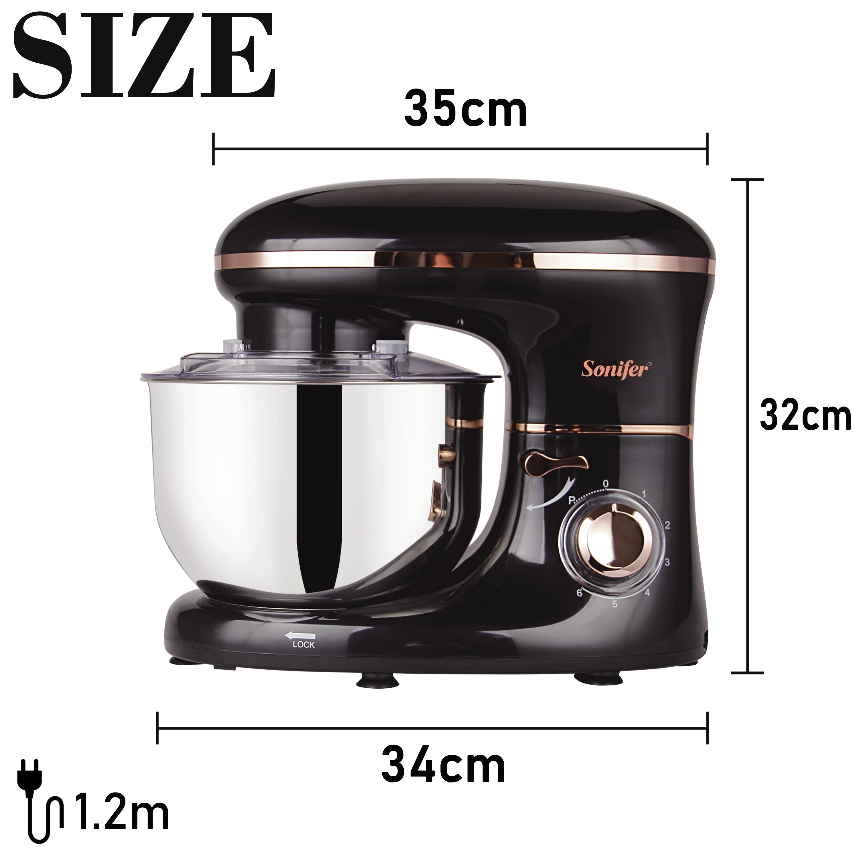 SF-8064 dough mixer detail image 2