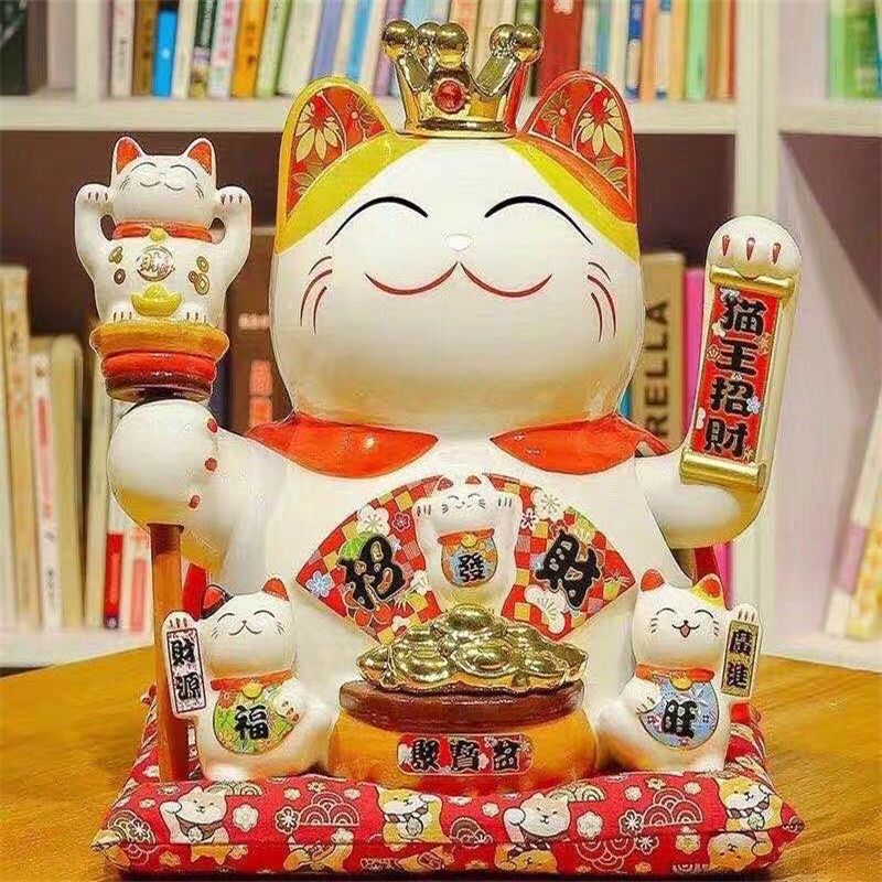 Nantai Elvis Presley color swing cat opening gift living room home large decoration
