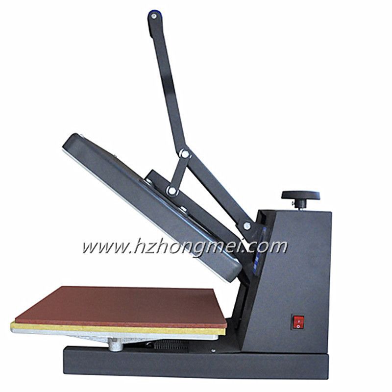 High-pressure manual flatbed heat transfer printing machine equipment, 38*38 heat transfer printing machine, digital sublimation T-shirt garment printing machine