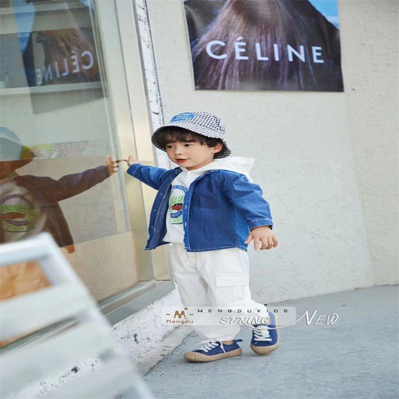 婴姿坊秋衣秋裤精品套装少年儿童纯棉保暖薄款精致秋冬季棉毛衫47