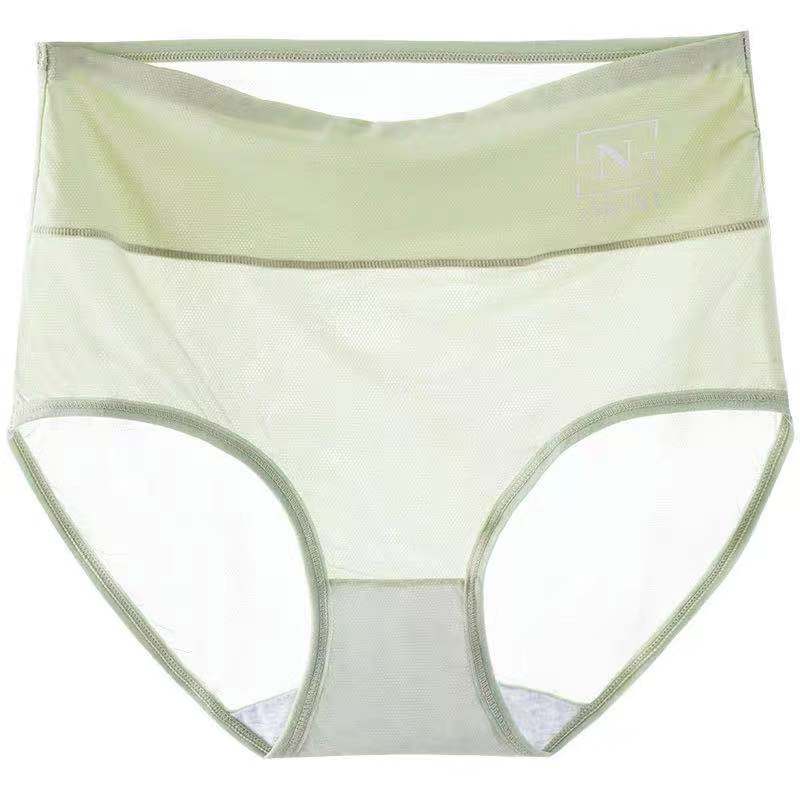 Seamless Underwear Female Cotton Antibacterial Graphene Summer Middle Waist Little Girls Cotton Thin Day Triangle Shorts Head 11525