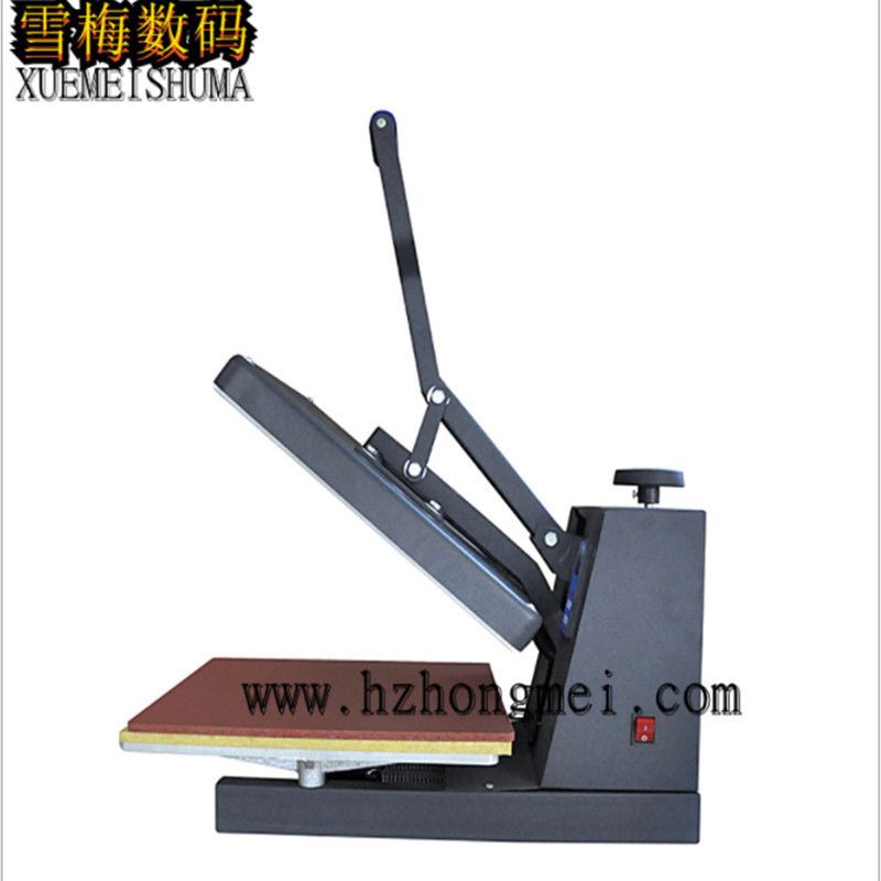 High-pressure manual flatbed heat transfer printing machine equipment, 38*38 heat transfer printing machine, digital sublimation T-shirt garment printing machine details Picture