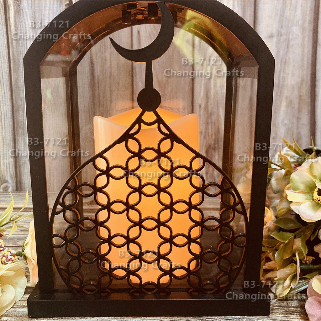 Ramadan Christmas lantern, antique kerosene flame, plastic creative decoration, electronic candle stand, imported cross-border wholesale, street stall, Douyin bestseller, wedding road guide, LED horse lantern, soft decoration prop, fireplace RK031 detail image 10