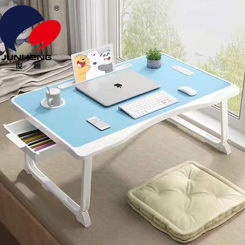 A foldable computer desk on the bed, a small desk for students, home use, dormitories, and lazy people, is a must-have multi-functional study desk detail image 5