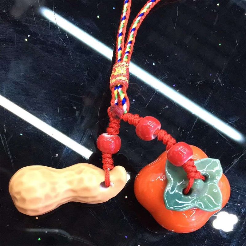 南泰花生柿子挂件钥匙宝宝均可