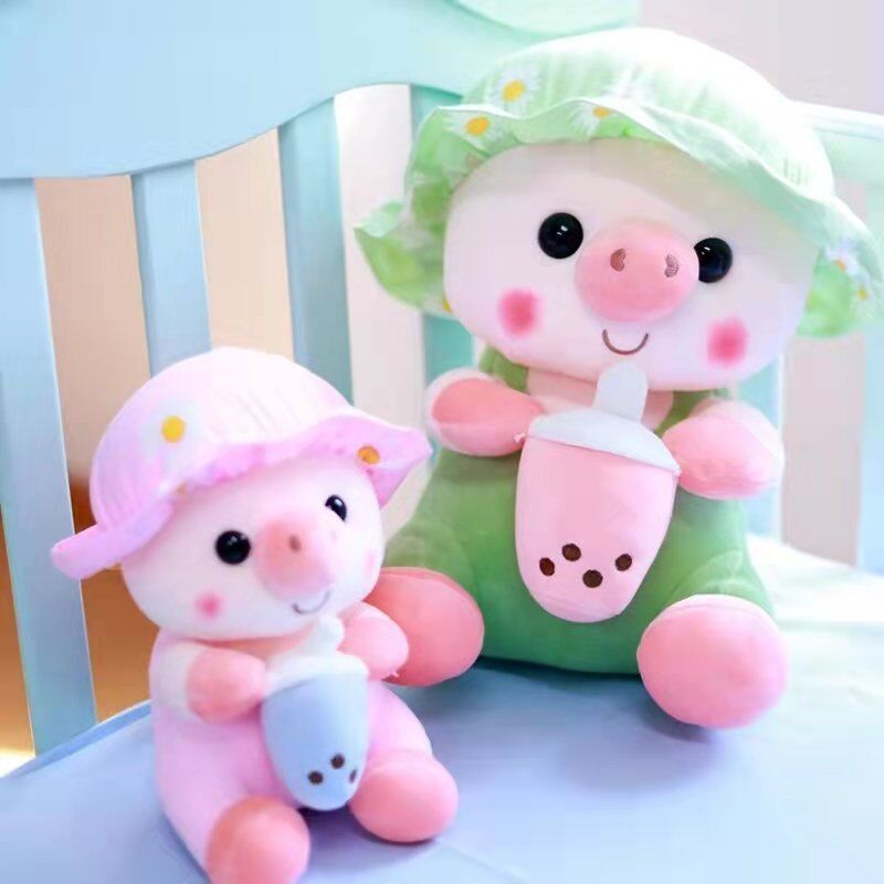Cute plush toy doll sleeping pillow doll girl birthday gift cute pig pig love