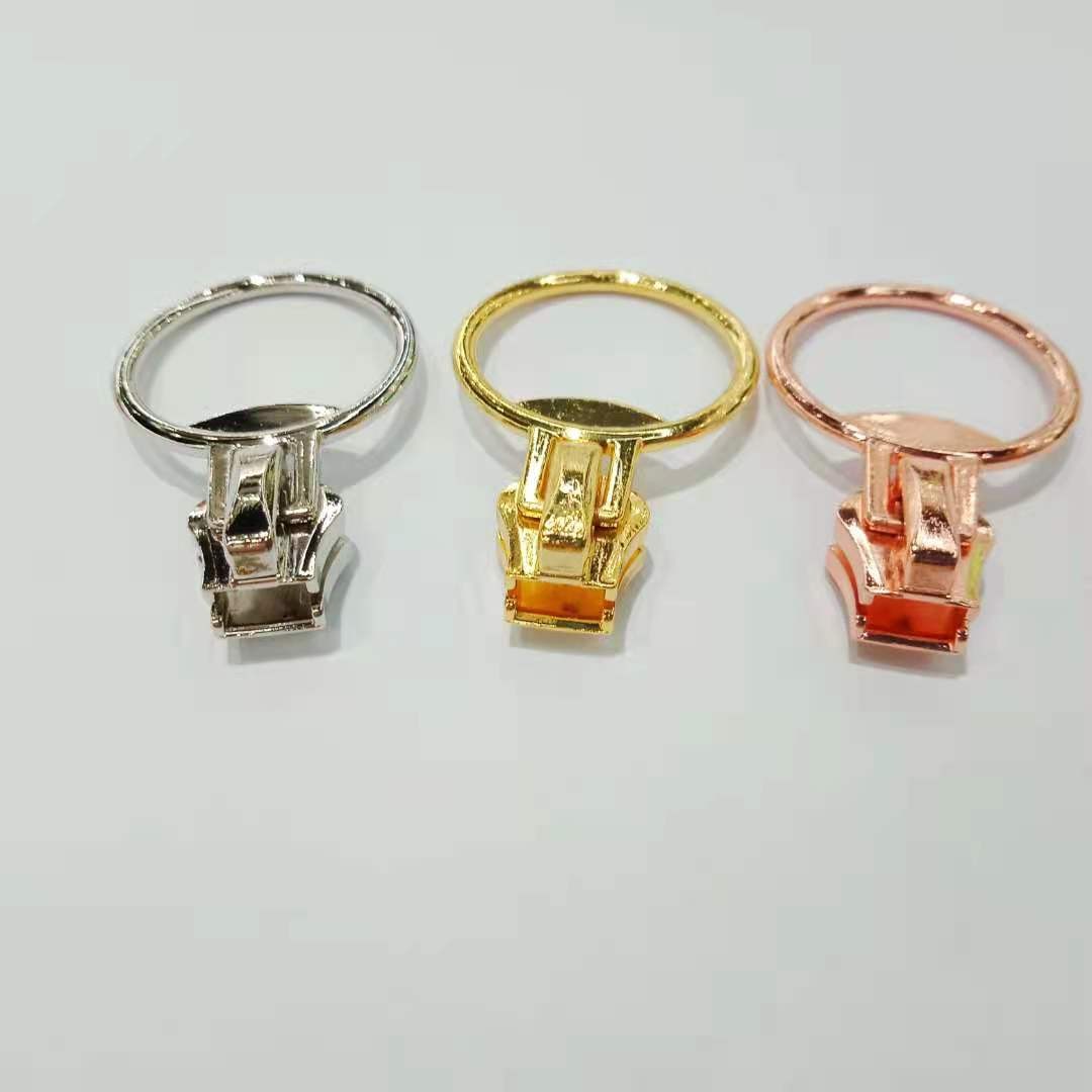 Factory direct sales of 5# metal zipper pulls, zipper accessories, zipper pulls for clothing, shoes, boots, bags, travel bags and backpacks detail image 3