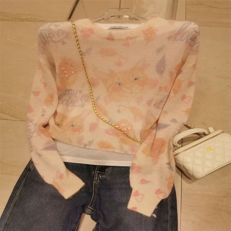 早秋女装今年流行的新款上衣慵懒风温柔韩系上衣罩衫初秋时尚时尚精致女装29