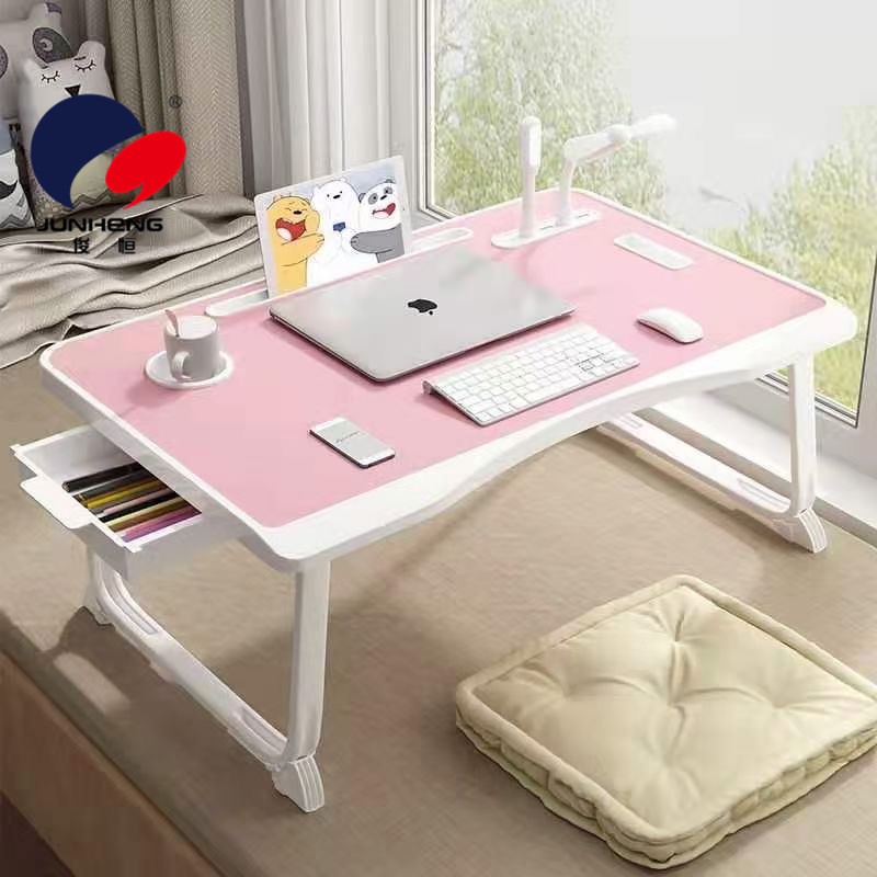 A foldable computer desk on the bed, a small desk for students, home use, dormitories, and lazy people, is a must-have multi-functional study desk detail image 7