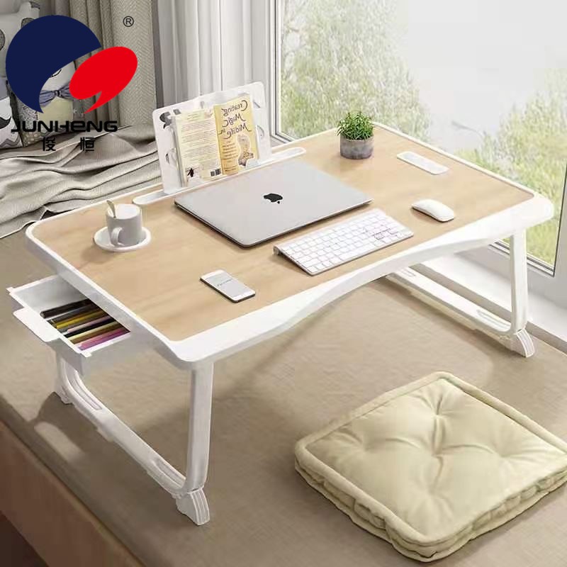 A foldable computer desk on the bed, a small desk for students, home use, dormitories, and lazy people, is a must-have multi-functional study desk detail image 6