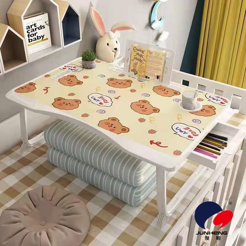 A foldable computer desk on the bed, a small desk for students, home use, dormitories, and lazy people, is a must-have multi-functional study desk detail image 3