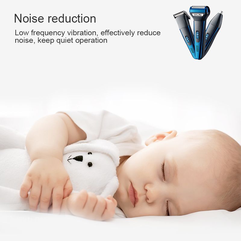 DALING Electric shaver, reciprocating beard razor, DALING-9006 three-in-one multi-functional rechargeable Razor, men's hair clipper, Cross-border wholesale details Picture