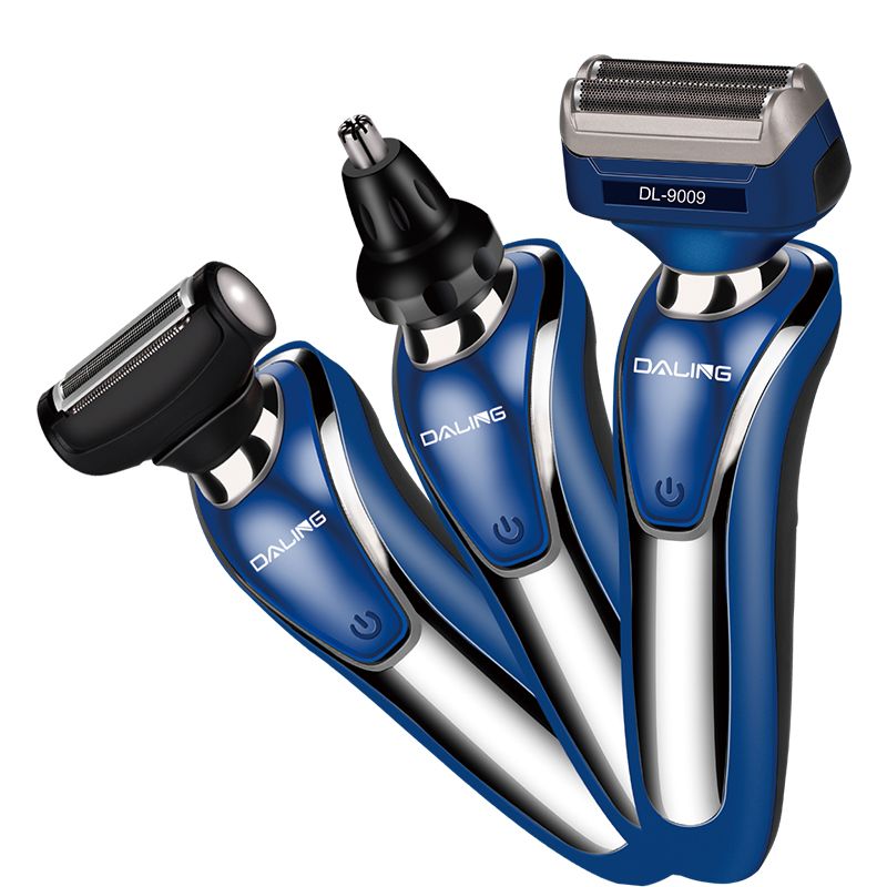 DALING-9009 Reciprocating electric rechargeable razor, three-in-one multi-functional hairdresser and nose hair remover for export wholesale Item Picture