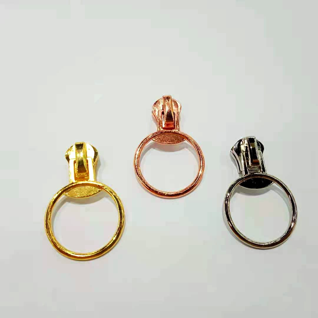 Factory direct sales of 5# metal zipper pulls, zipper accessories, zipper pulls for clothing, shoes, boots, bags, travel bags and backpacks detail image 1