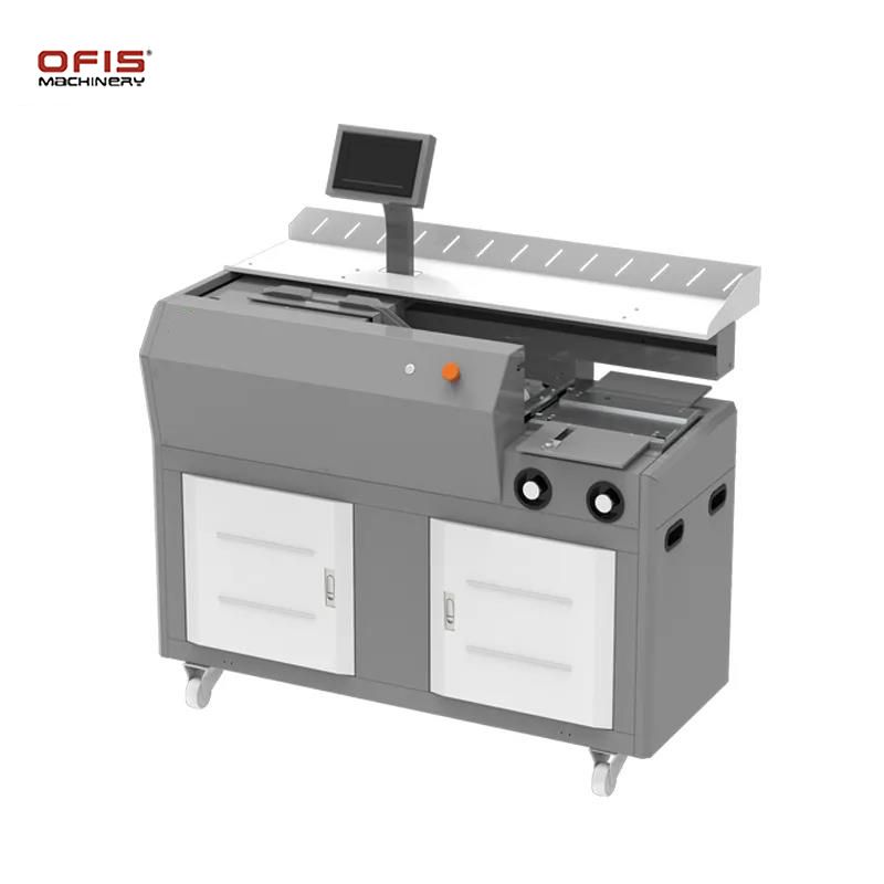 T60 automatic adhesive machine A4 intelligent touch screen control graphic and text tender document binding wireless hot melt adhesive machine details Picture