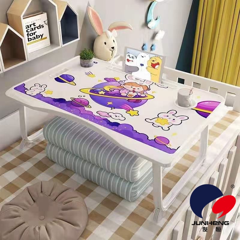 A foldable computer desk on the bed, a small desk for students, home use, dormitories, and lazy people, is a must-have multi-functional study desk detail image 1