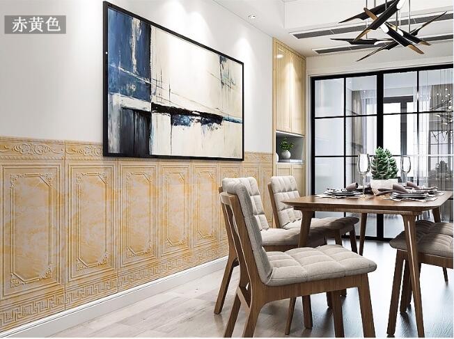 3D wall stickers, self-adhesive three-dimensional wall stickers, wall waistlines, skirting boards, wall panels, wall decoration stickers, bedroom, kitchen and living room wall renovation, old house renovation, rental house detail image 11