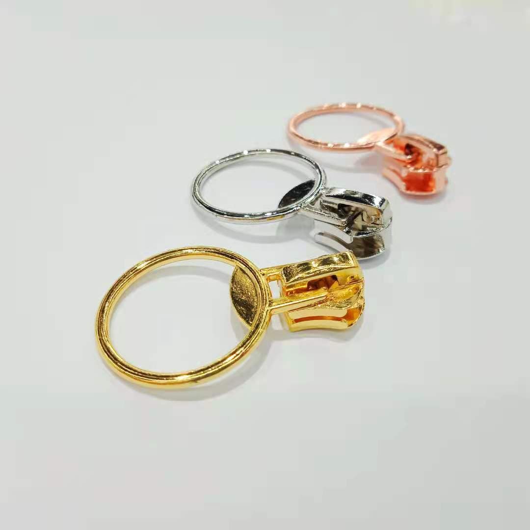 Factory direct sales of 5# metal zipper pulls, zipper accessories, zipper pulls for clothing, shoes, boots, bags, travel bags and backpacks detail image 9