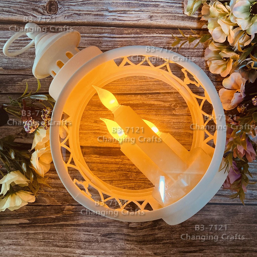 Ramadan Christmas lantern, antique kerosene flame, plastic creative decoration, electronic candle stand, imported cross-border wholesale, street stall, Douyin bestseller, wedding guide, LED horse lantern, soft decoration props, fireplace, 216 detail image 5
