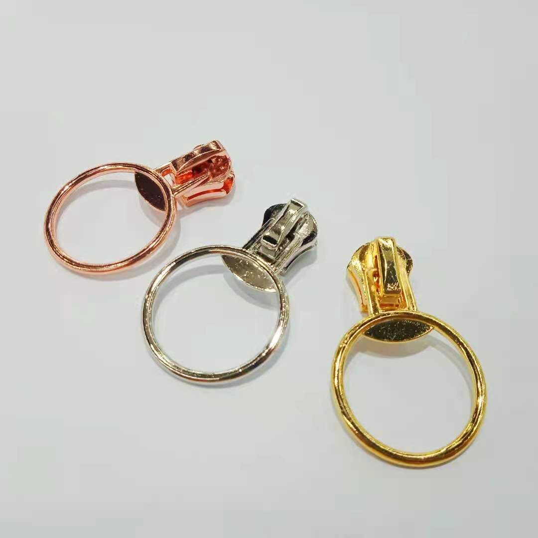 Factory direct sales of 5# metal zipper pulls, zipper accessories, zipper pulls for clothing, shoes, boots, bags, travel bags and backpacks Specification image