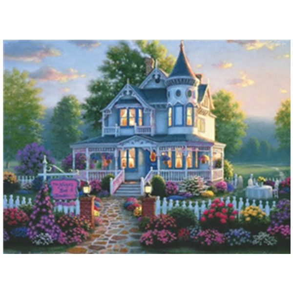 顶尖满钻带框带边钻石画JS20011