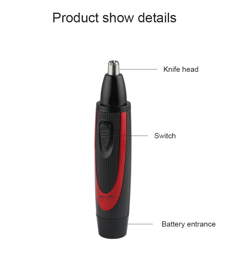 Daling Electric Nasal Hair Trimmer DL-7012 Nasal Hair Trimmer Wholesale Cross-border detail image 10