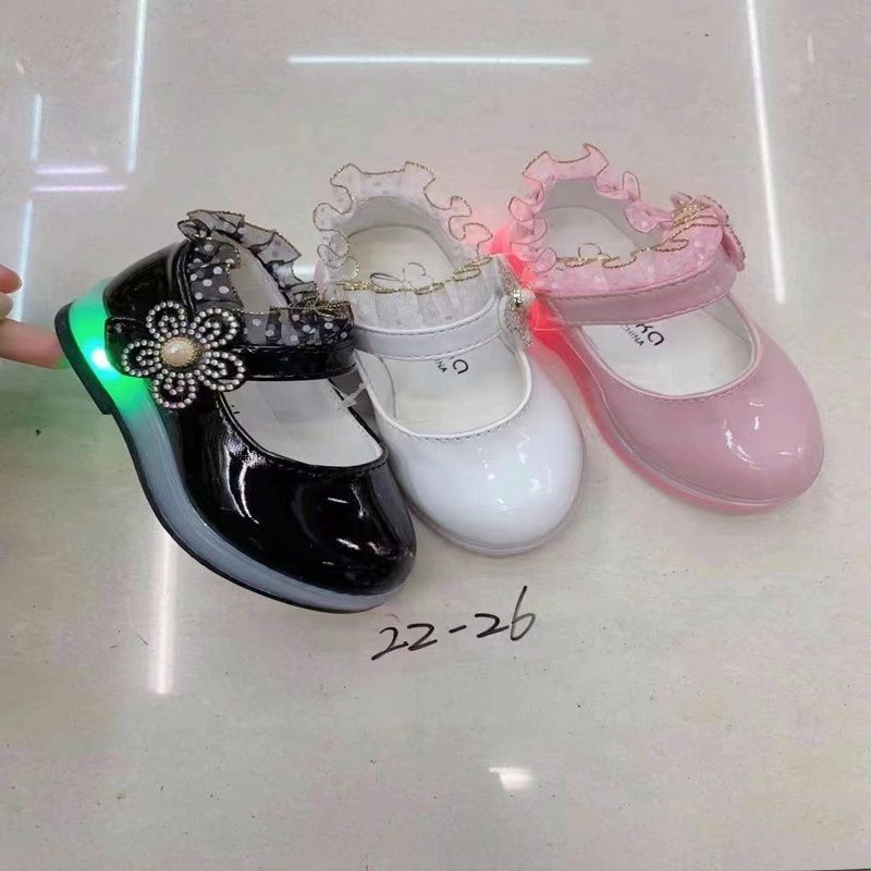 41538建燕鞋业 新款女童皮鞋公主鞋小童中童女童鞋时尚舒适新款女童皮鞋JY582