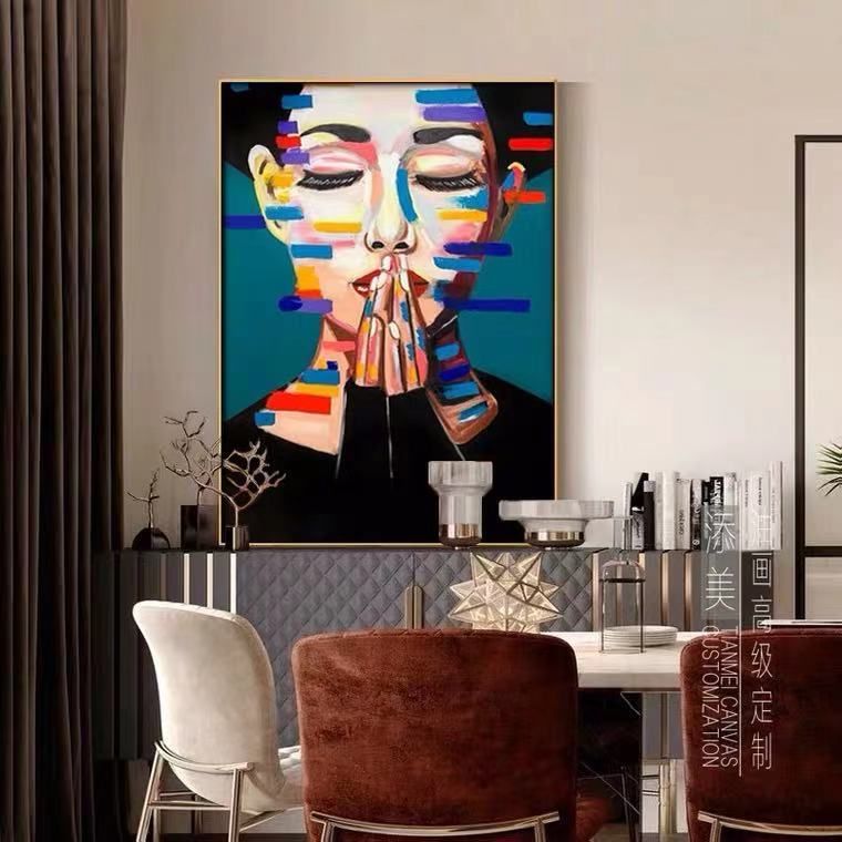 Finte decorates oil painting figures Item Picture