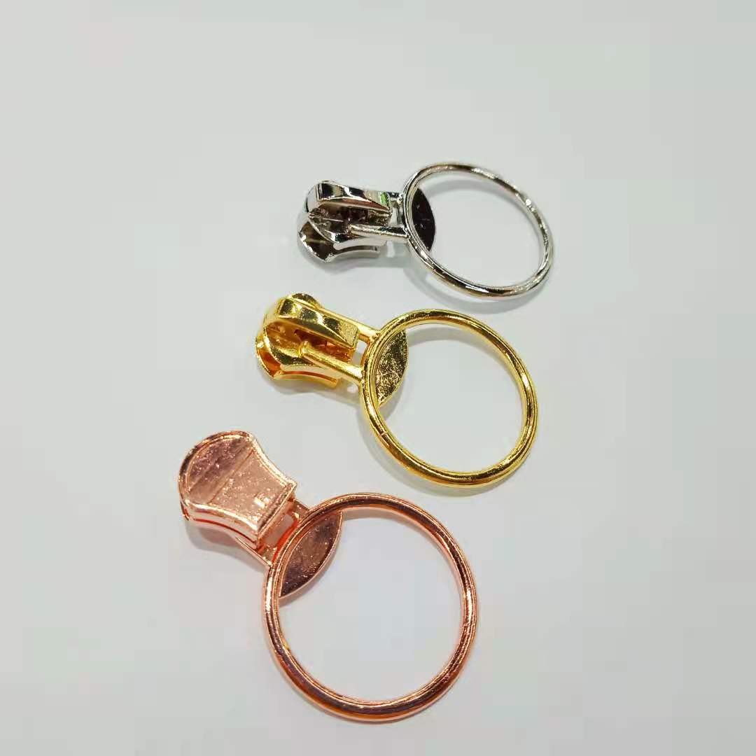 Factory direct sales of 5# metal zipper pulls, zipper accessories, zipper pulls for clothing, shoes, boots, bags, travel bags and backpacks detail image 8