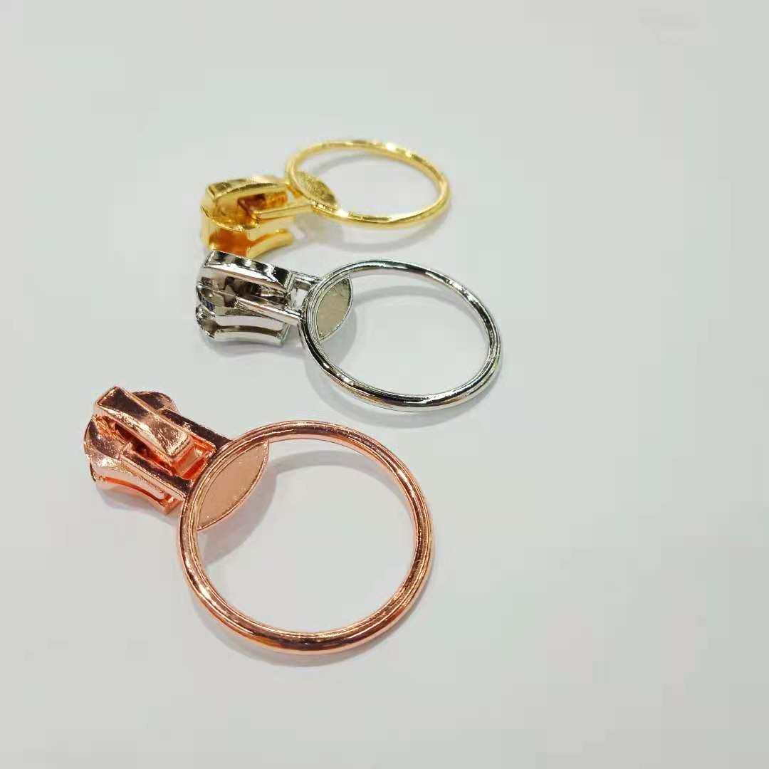 Factory direct sales of 5# metal zipper pulls, zipper accessories, zipper pulls for clothing, shoes, boots, bags, travel bags and backpacks details Picture