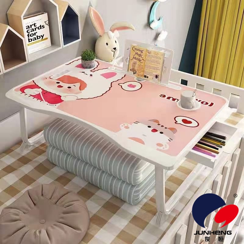 A foldable computer desk on the bed, a small desk for students, home use, dormitories, and lazy people, is a must-have multi-functional study desk detail image 4