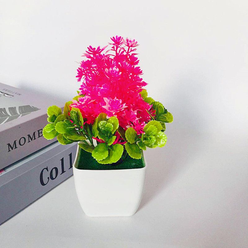 Direct sales from the manufacturer of artificial plant potted plants and artificial flower potted plants. New spherical small potted plant ornaments with chrysanthemum grass. Cross-border supply Specification image