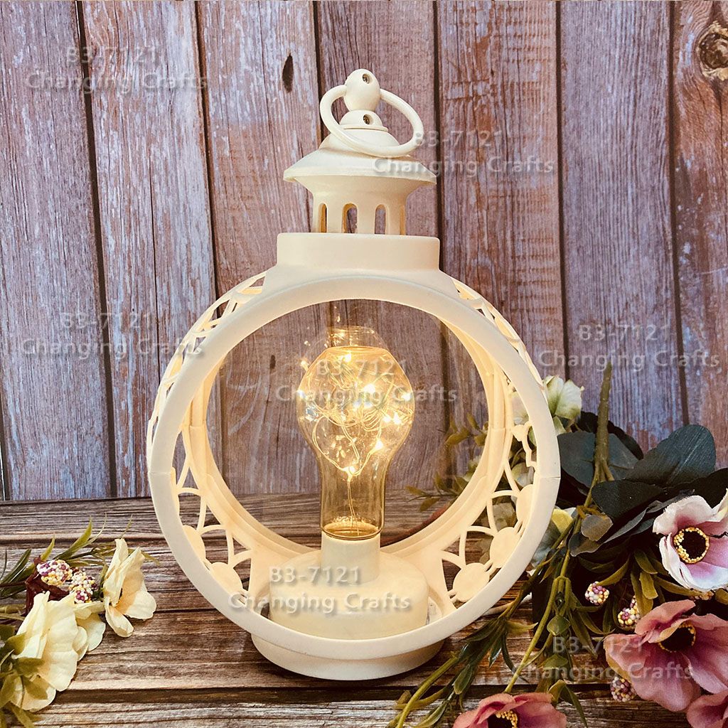 Ramadan Christmas wind lantern antique kerosene flame plastic creative decoration process electronic candle stand imported cross-border wholesale stall, tik Tik Pop wedding road LED horse-light soft decoration prop fireplace 217 thumbnail