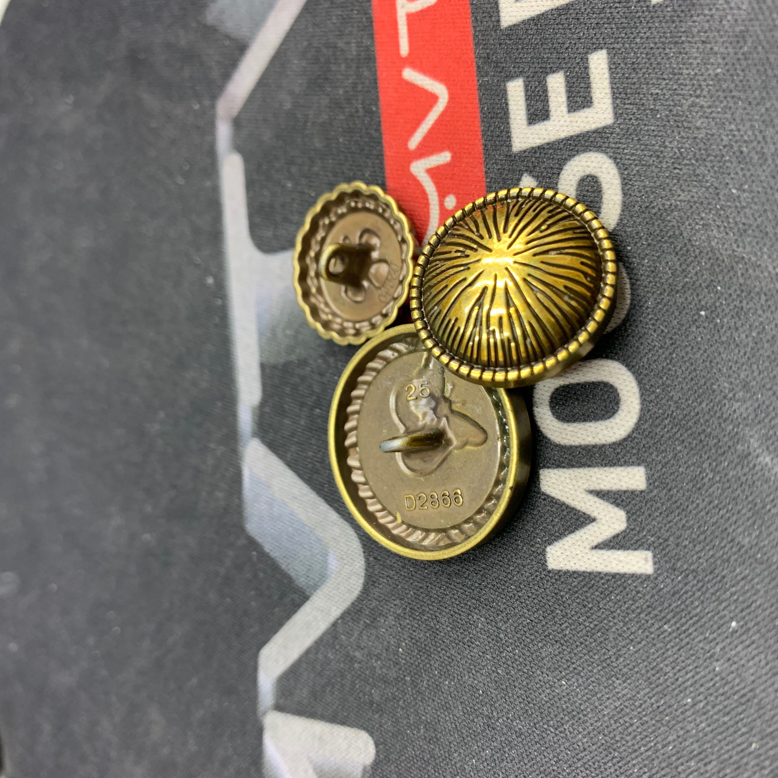 Alloy Star Tripod hand stitched buckle bronze thumbnail